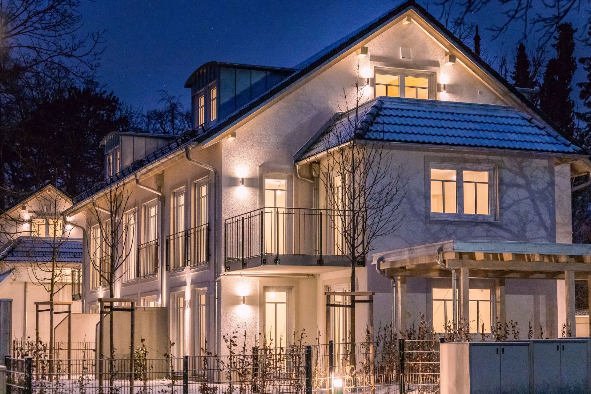 Der Fürst XV - Gartenansicht